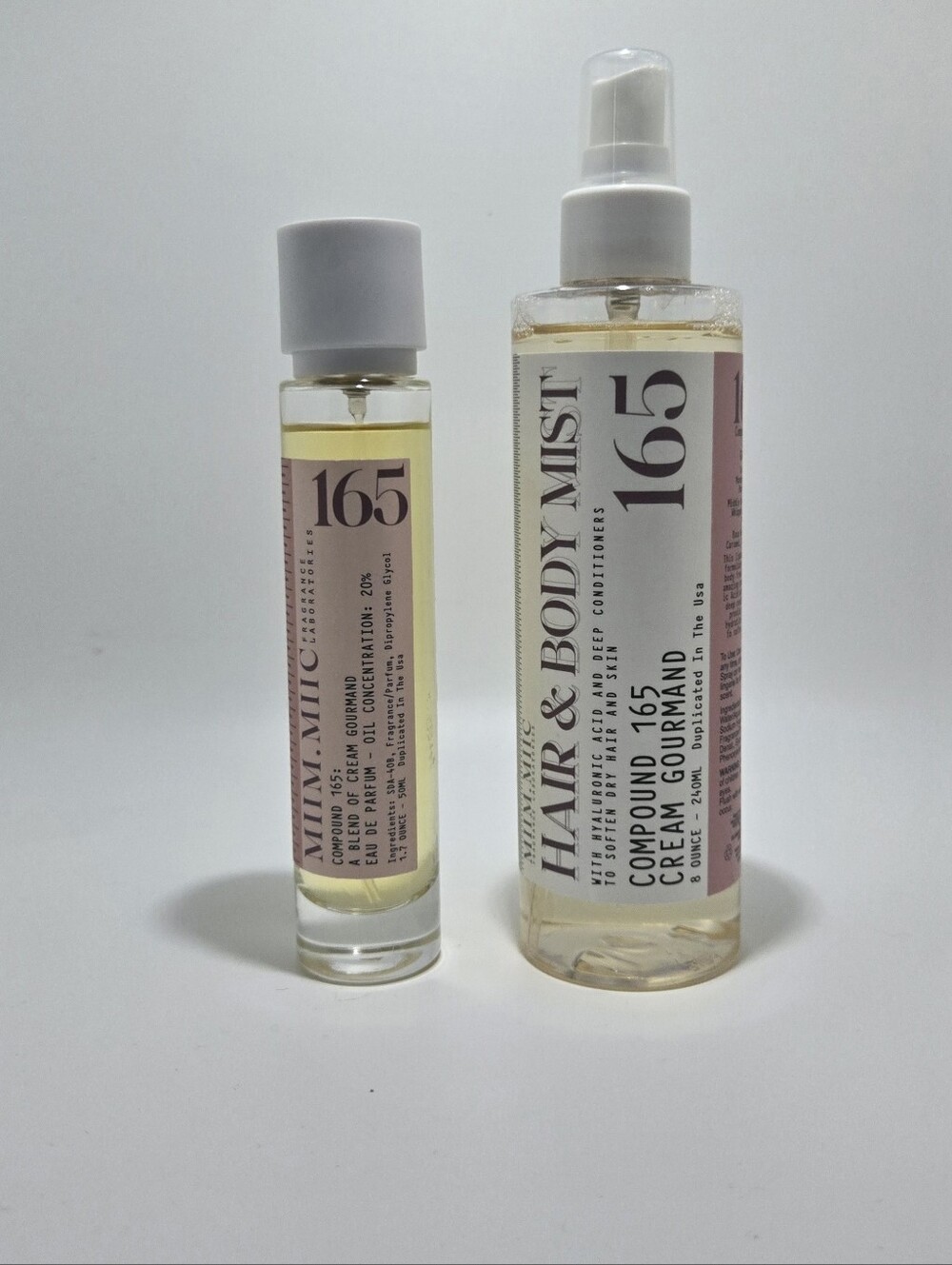 165 Hair & Body Mist 8oz in Cream Gourmand by  And Eau DE Parfun 50ml